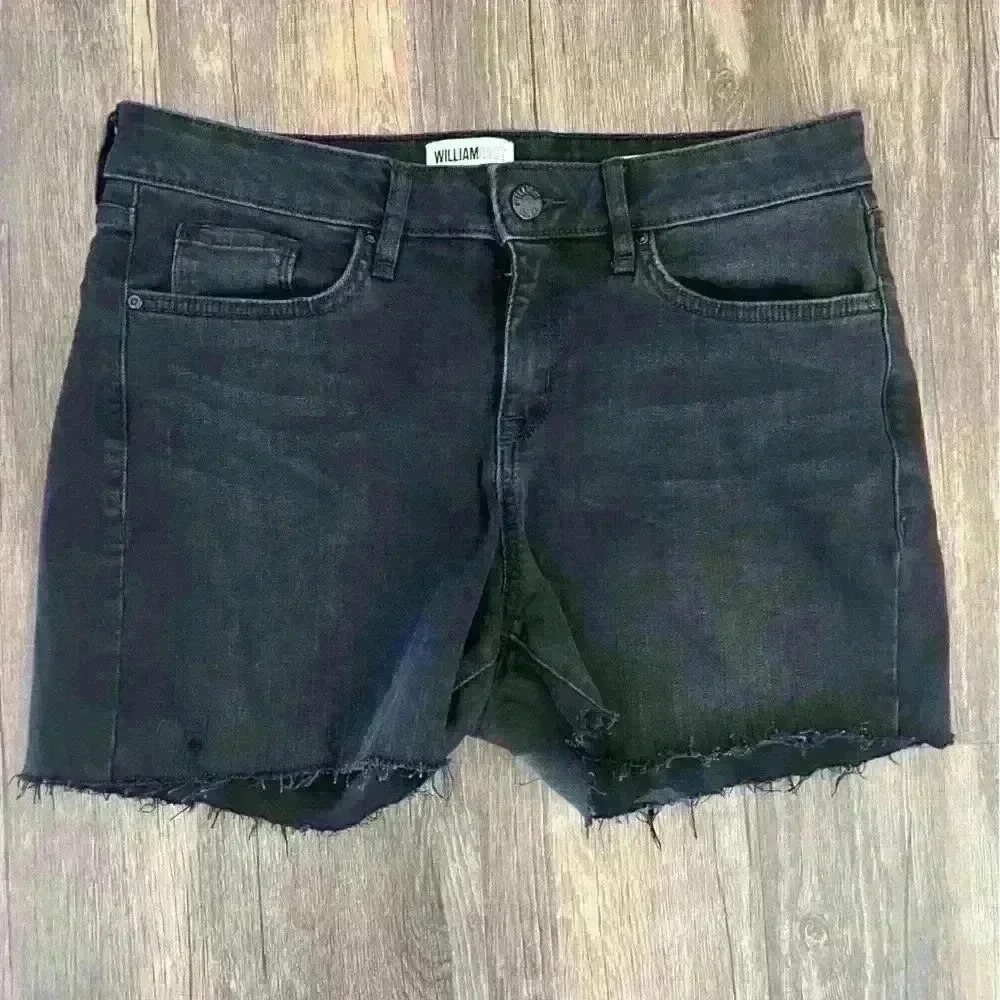 William Rast Denim Shorts Black Size 30